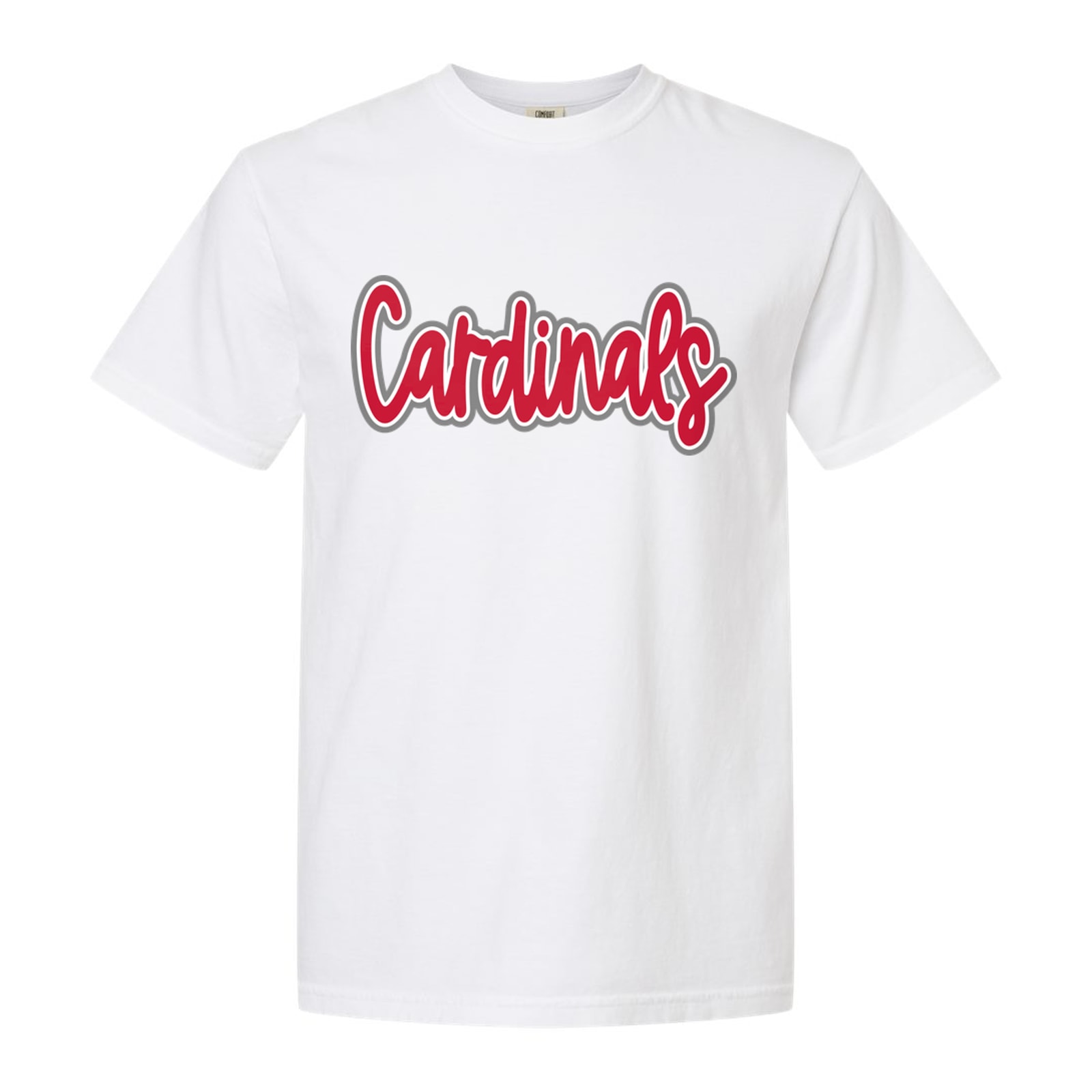 Cardinals Thick Script Comfort Colors