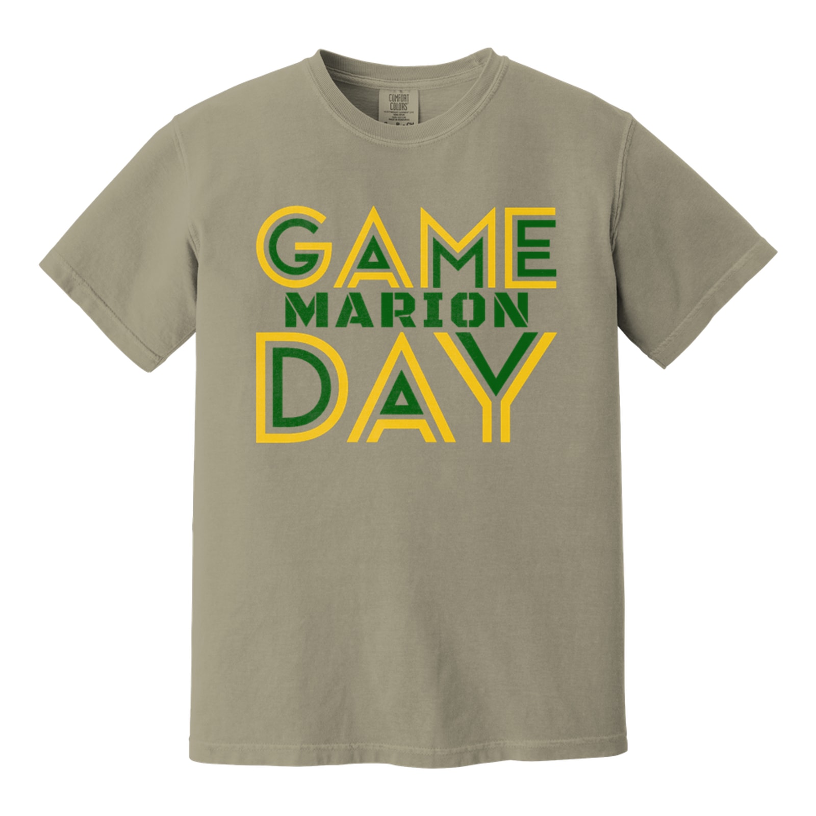 Game day Marion green gold