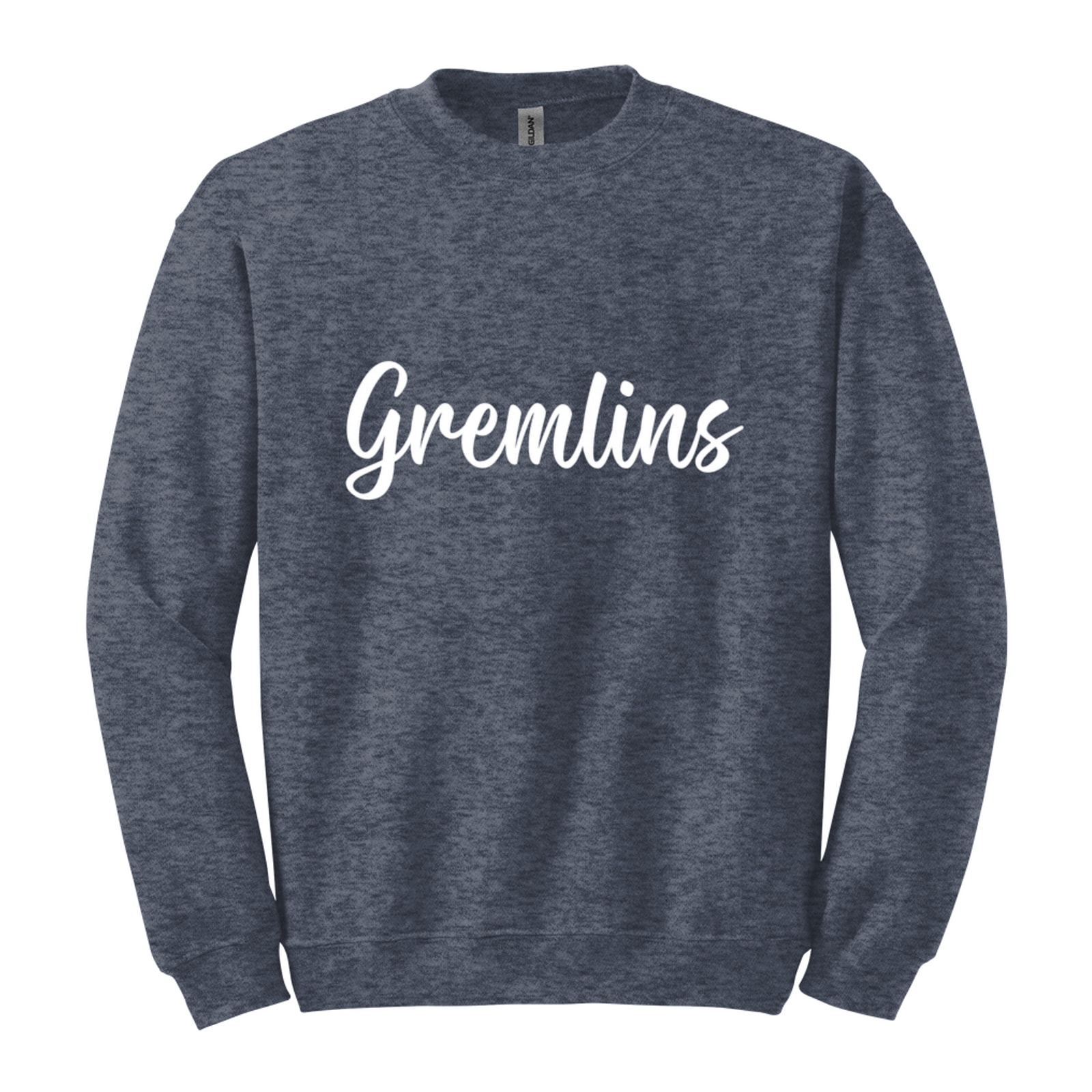 Gremlins White Puff Gildan 18000 Fleece