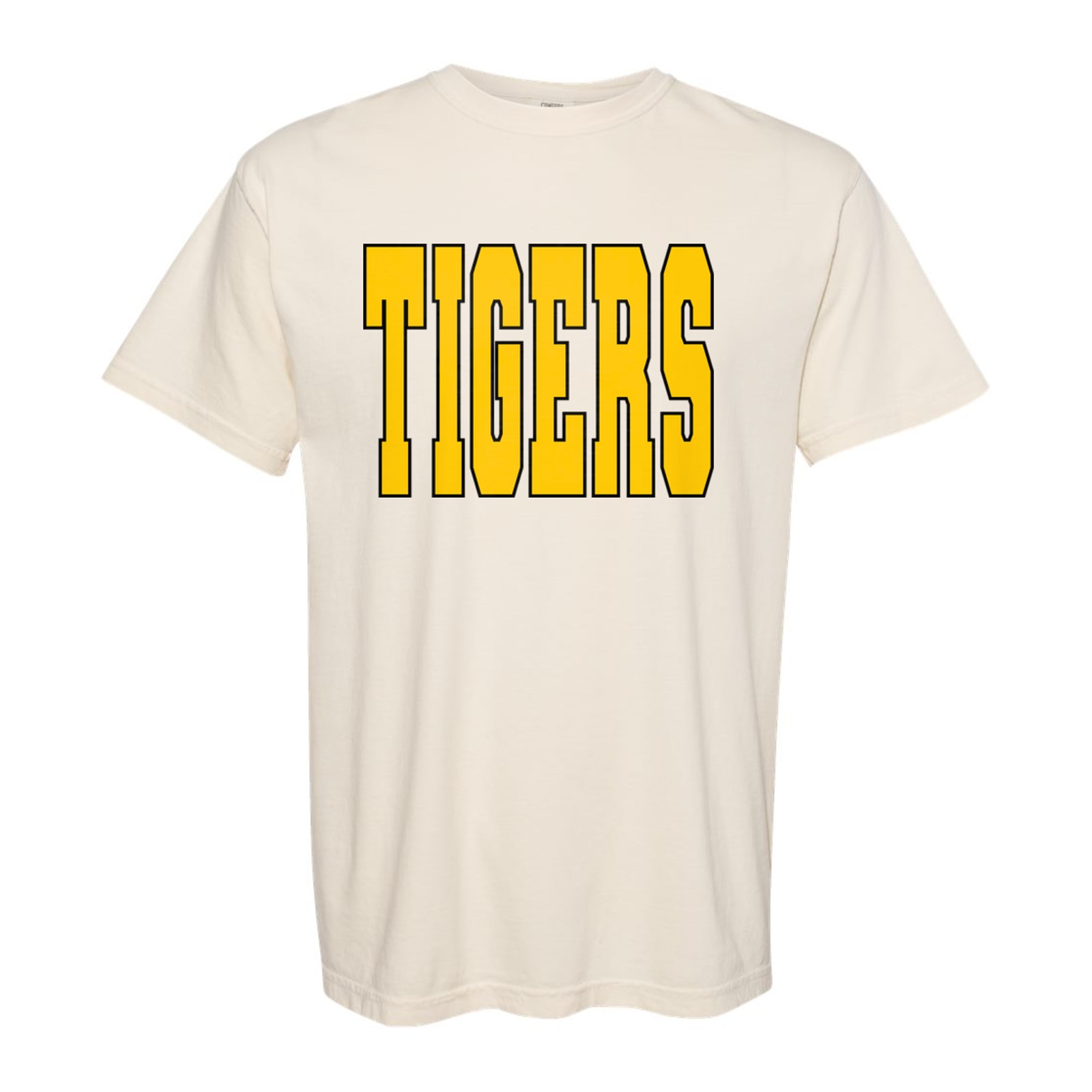 Tigers Gold Black Comfort Colors 1717