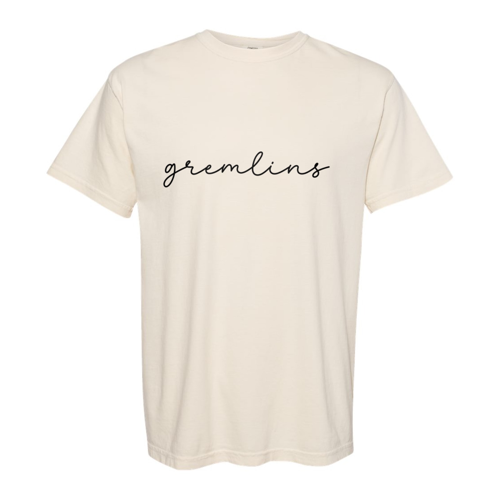 Gremlins script puff Comfort Colors 1717