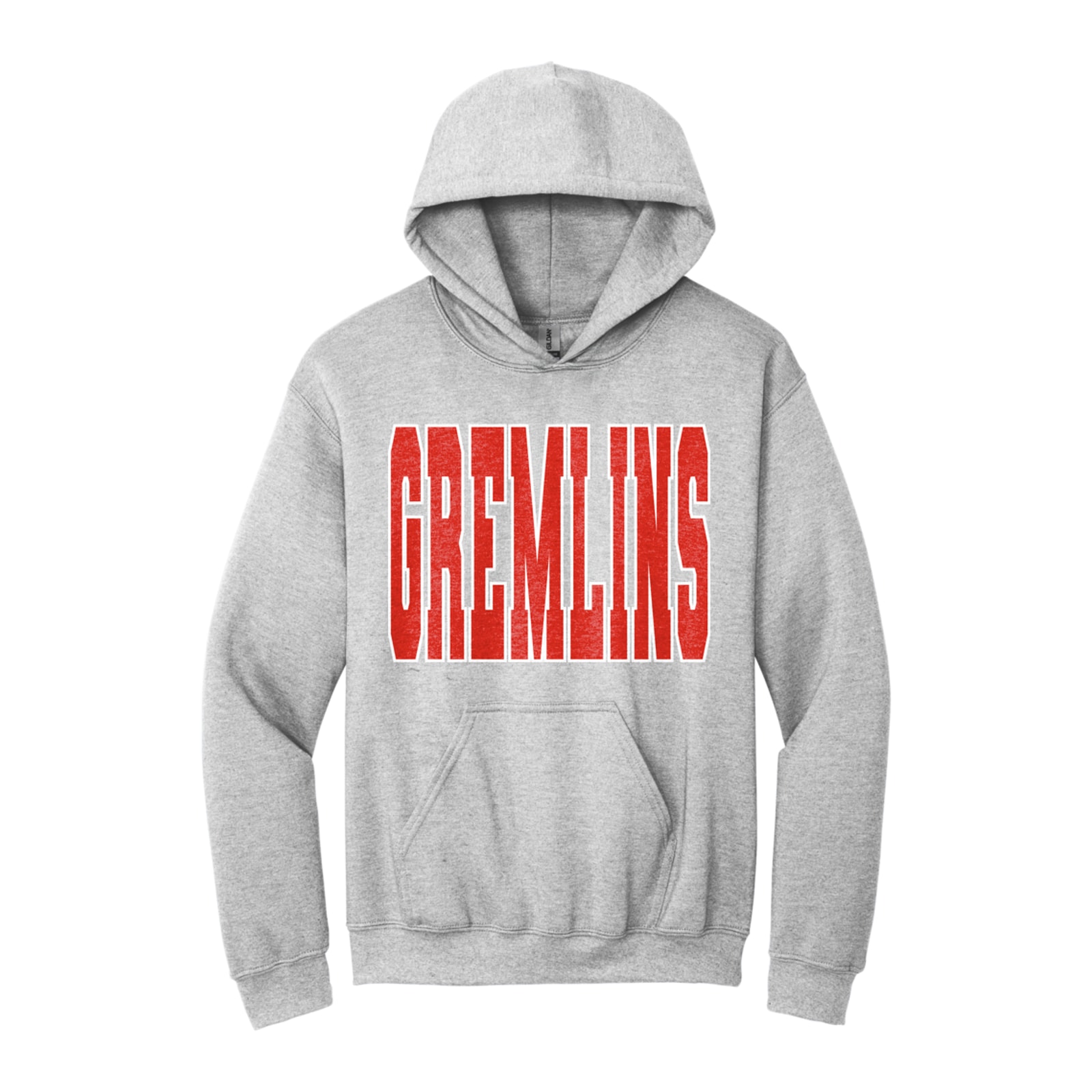 sacred-heart Gremlins Red White Gildan - Heavy Blend Hooded Sweatshirt. 18500