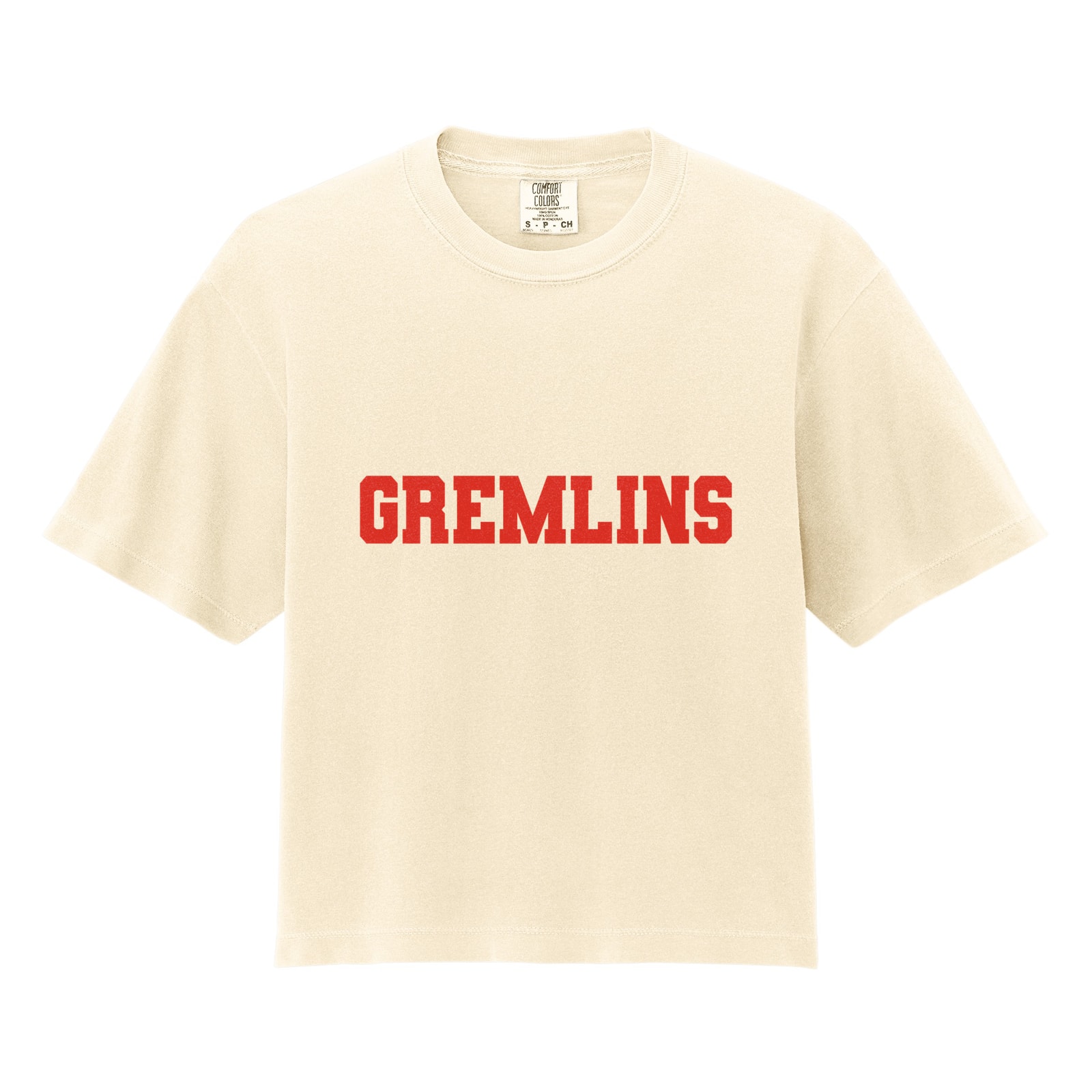 Custom Sweats Gremlins Comfort Colors 3023CL Cropped Tee