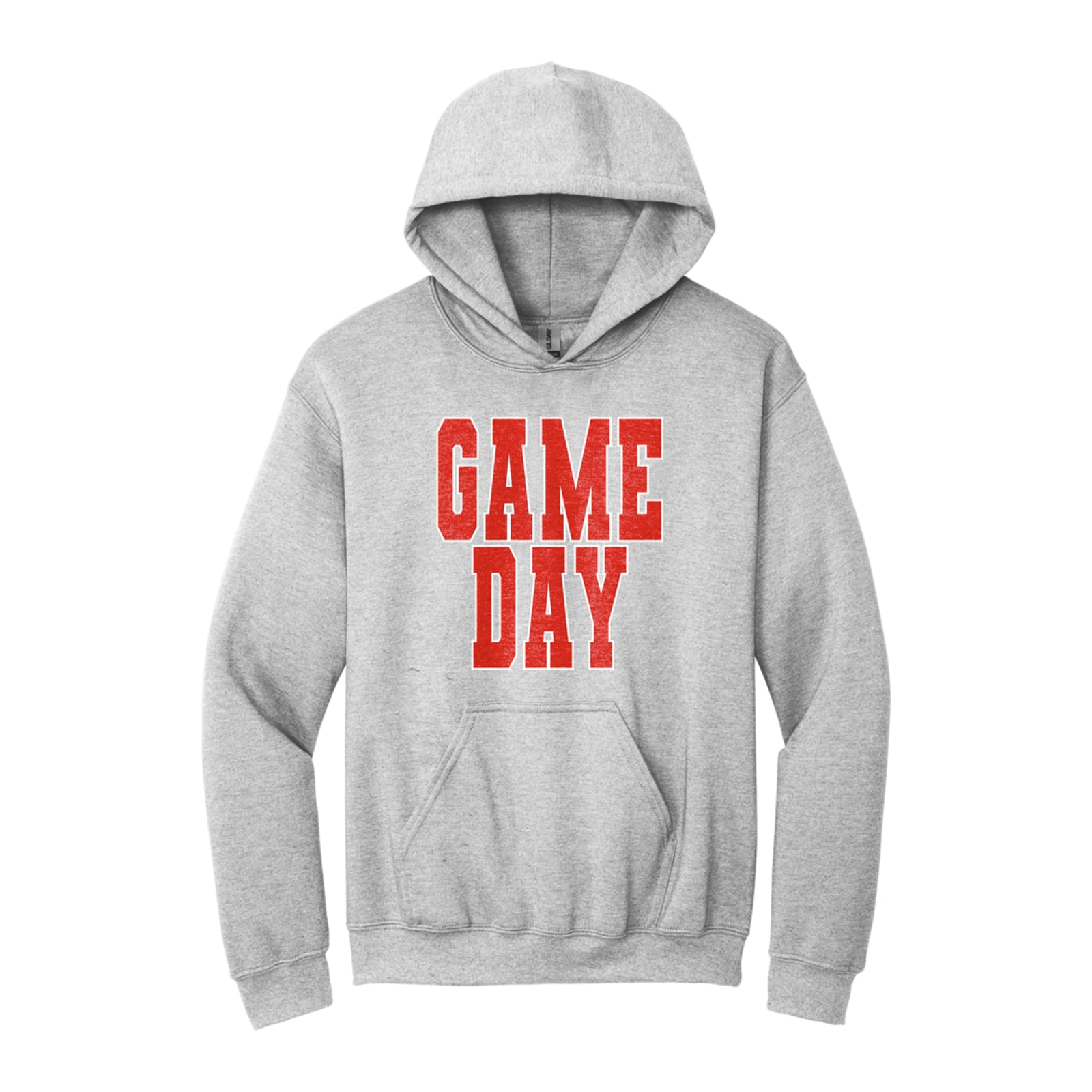 sacred-heart Game Day Sacred Heart Red White Gildan - Heavy Blend Hooded Sweatshirt. 18500