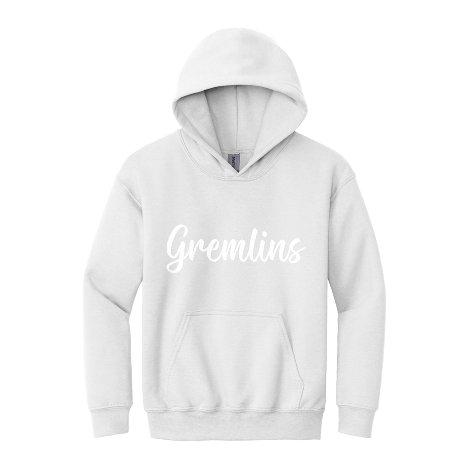 sacred-heart Gremlins White Puff Gildan - Youth Heavy Blend Hooded Sweatshirt. 18500B