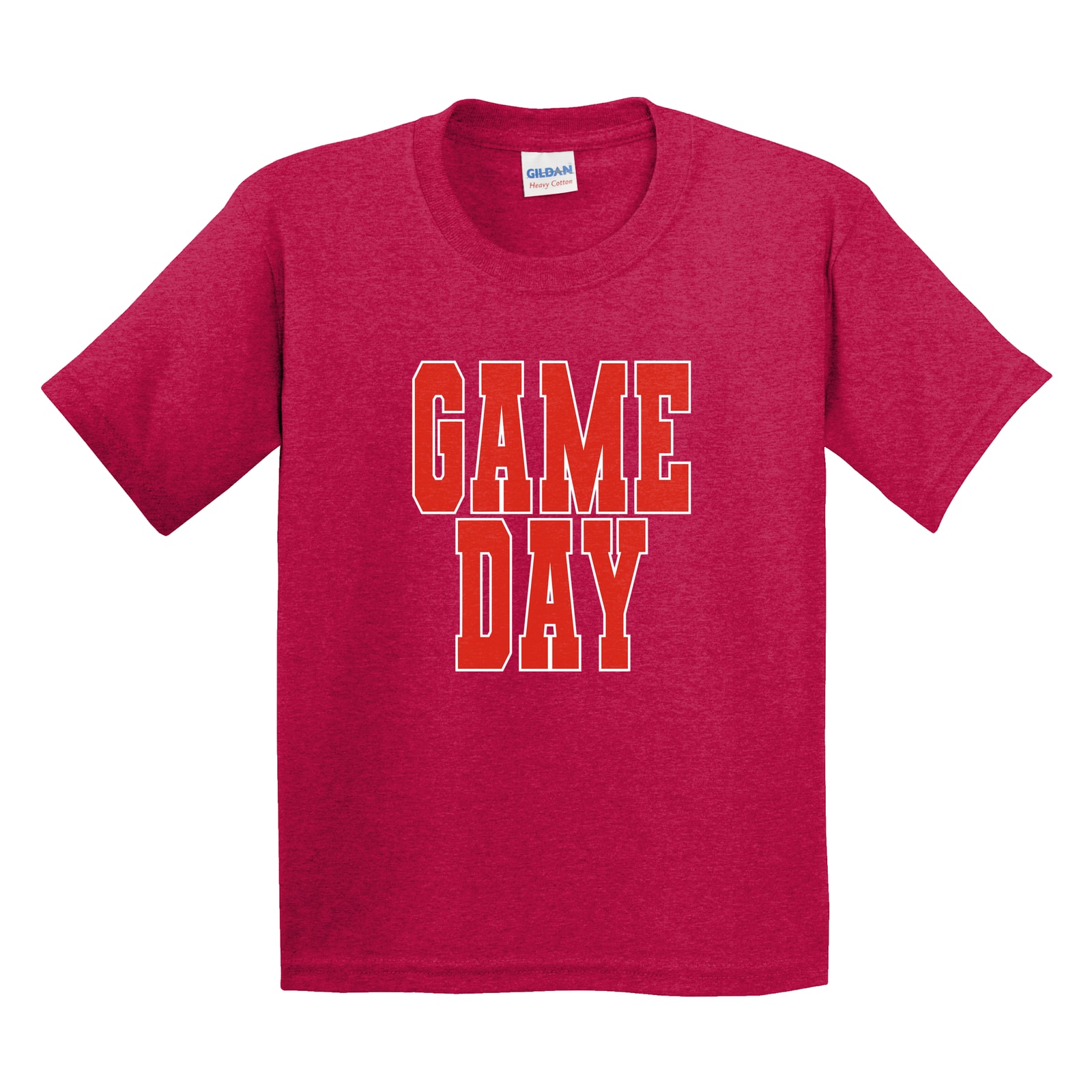 Game Day Sacred Heart Red White Gildan 5000B Youth Tee