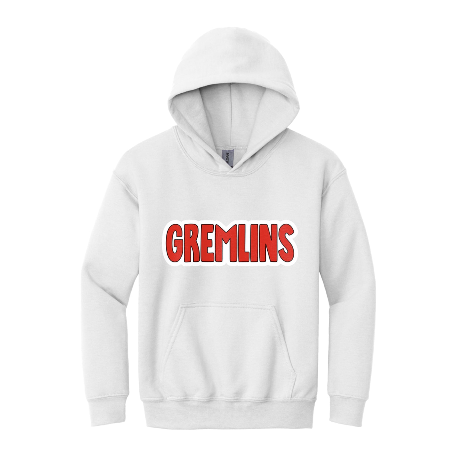 sacred-heart Gremlins bubble red black white Gildan - Youth Heavy Blend Hooded Sweatshirt. 18500B