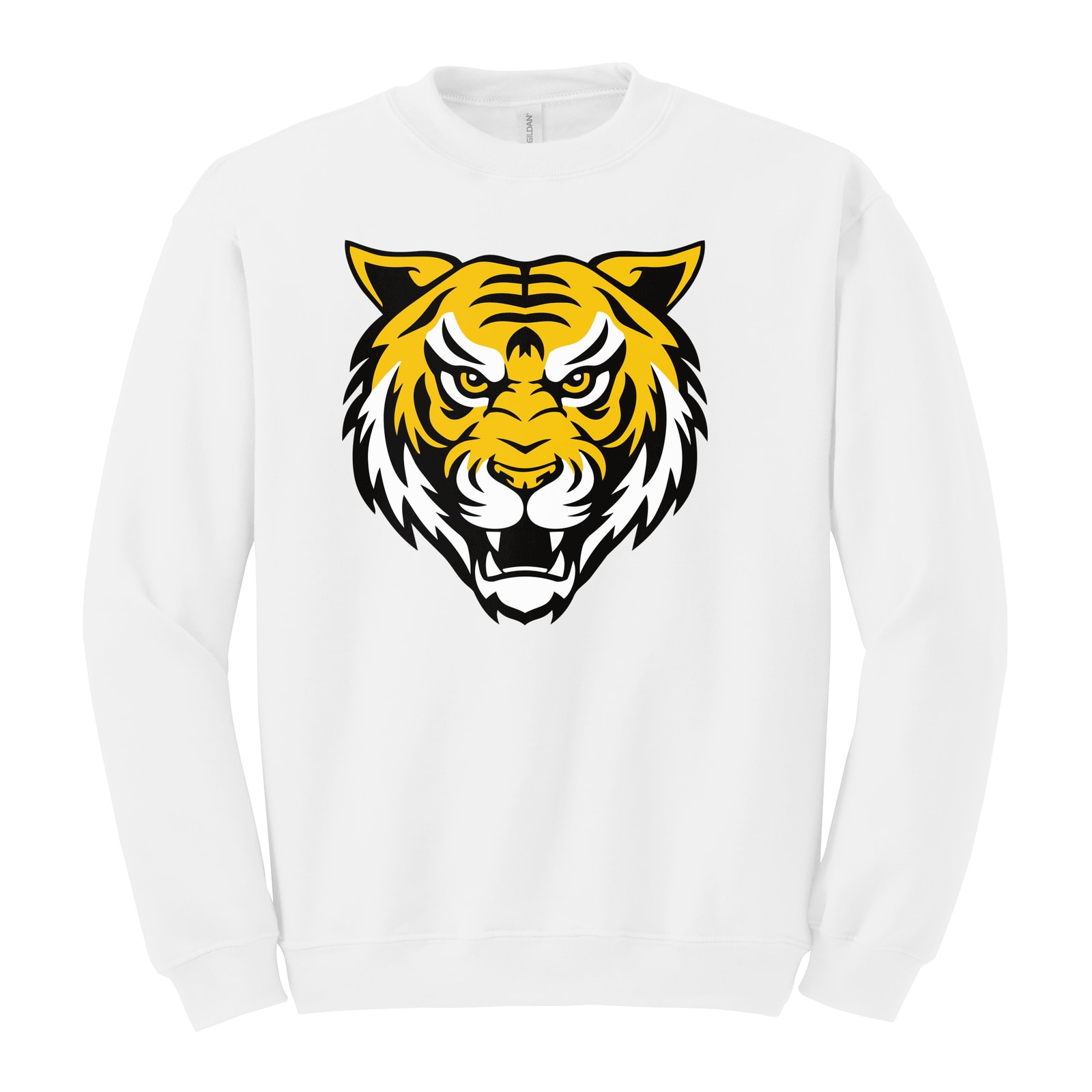 smith-cotton Smith Cotton Tiger Logo Gildan Heavy Blend Crewneck Sweatshirt. 18000